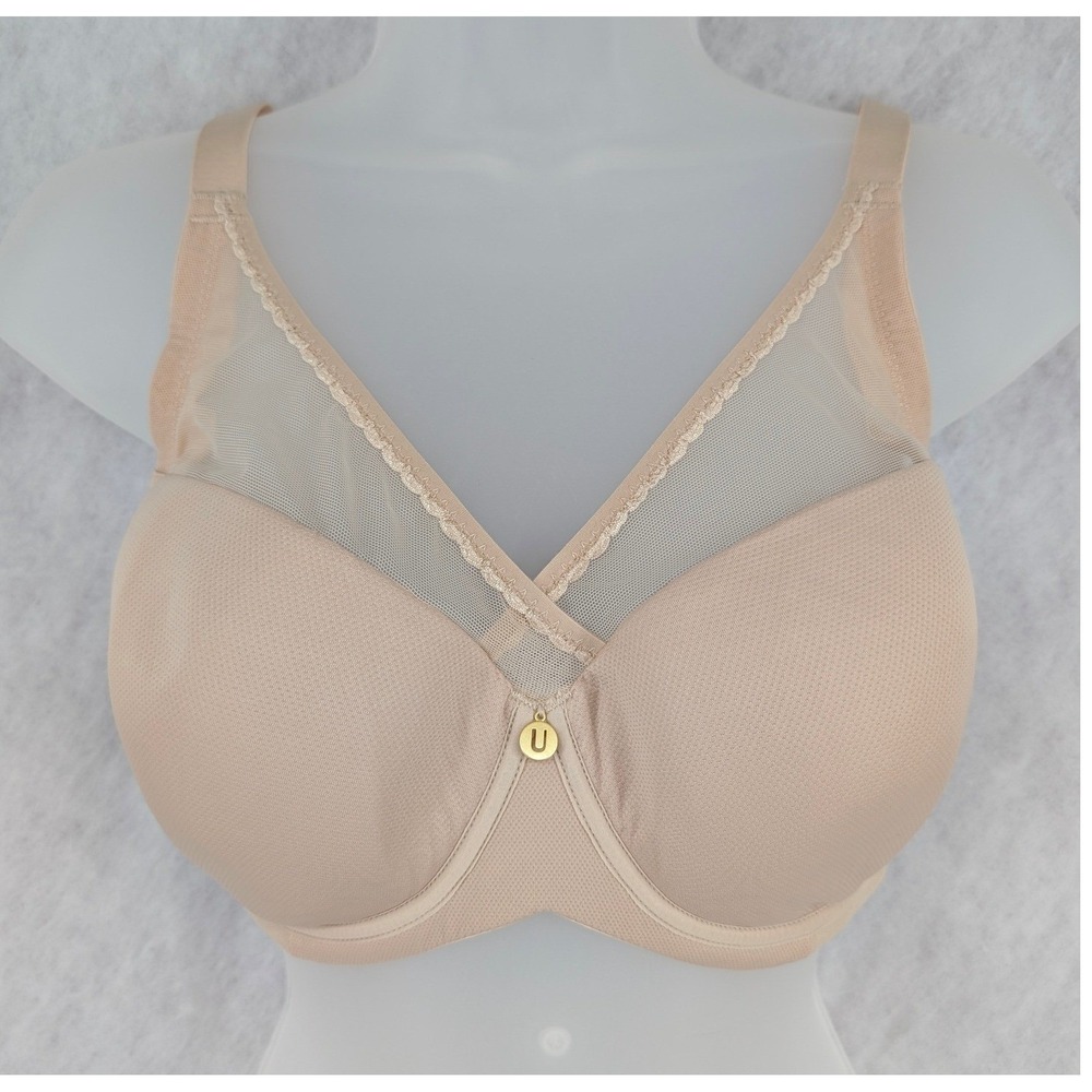 3 Understance Flexwire Ivy Smooth & Salma Bras 32G Beige Rose Latte NWT - Picture 2 of 13